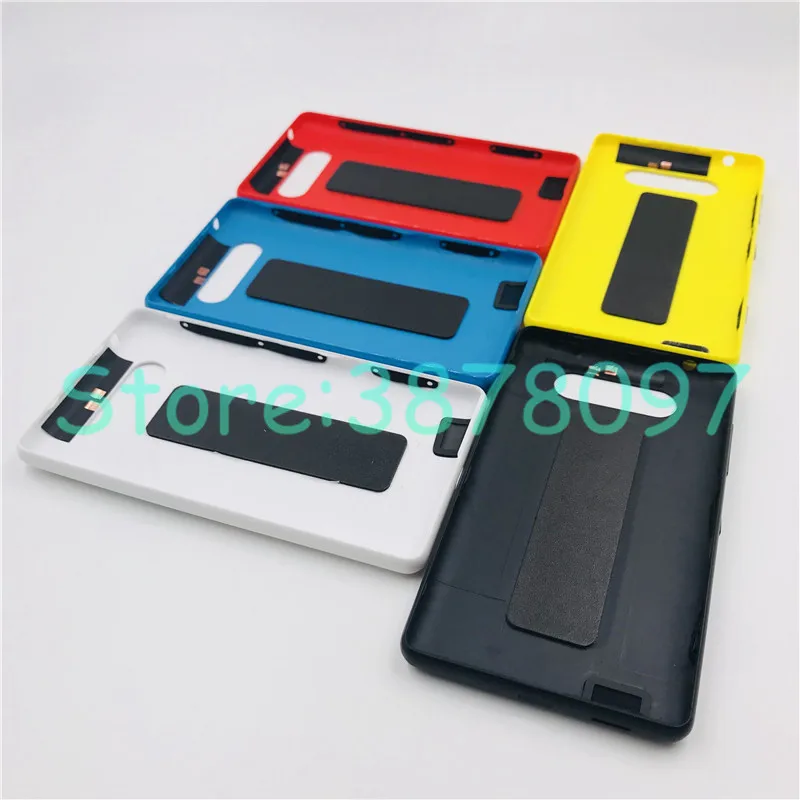 10Pcs/Lot New Housing For Nokia Lumia 820 Original Back Cover Battery Cover Case For Nokia 820 With Side Button