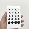 10Pairs Fashion 3-14MM Black Color Stainless Steel Earrings Sets Women Men's Barbell Dumb bell Punk Gothic Stud Earring For Men 3