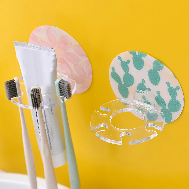 Аксессуары для ванной комнаты держатель для зубной щетки с дисковым слотом органайзер для зубной щетки набор подвесная Подвесная подставка для хранения настенная зубная щетка