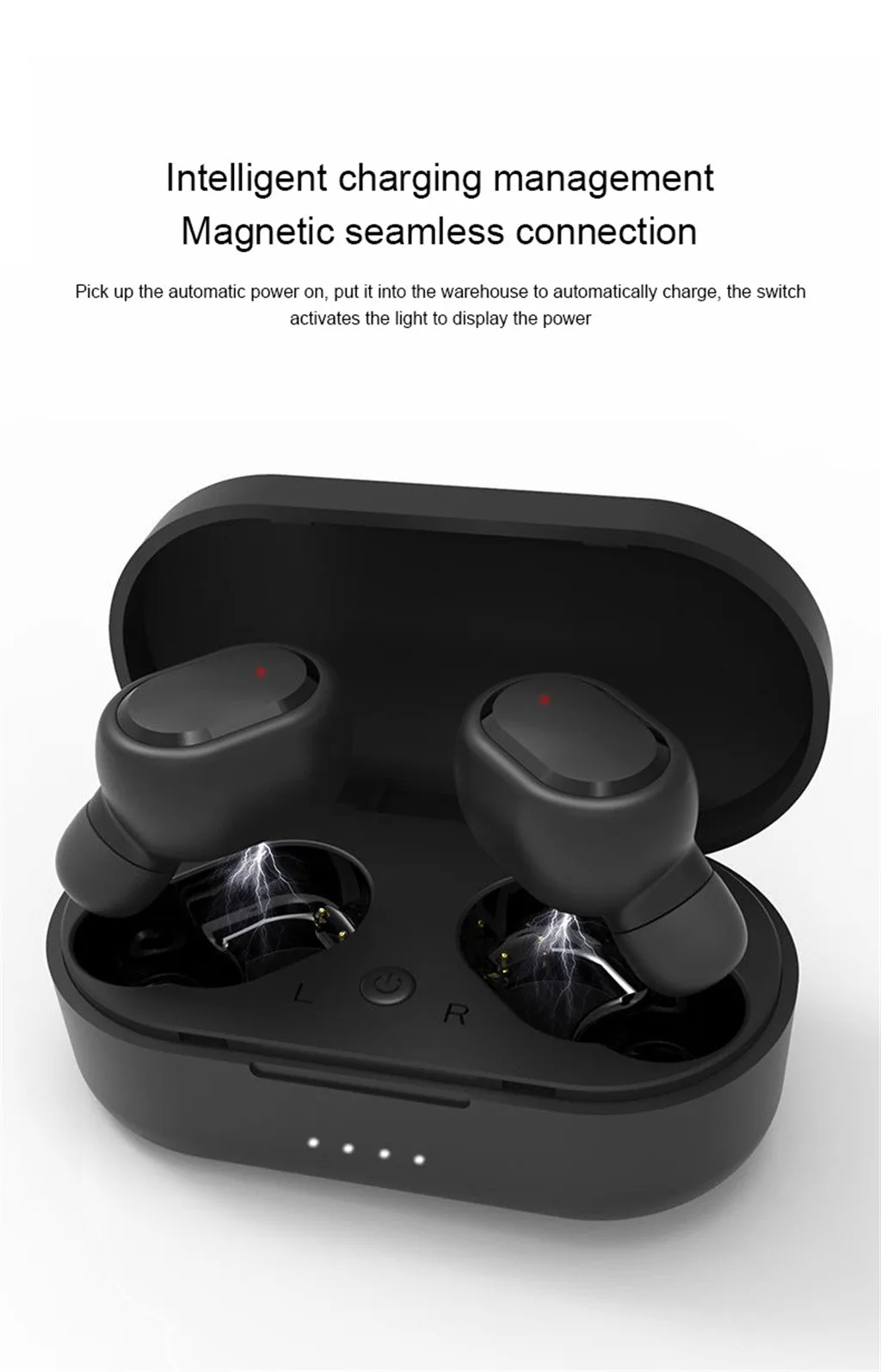Wireless bluetooth headset