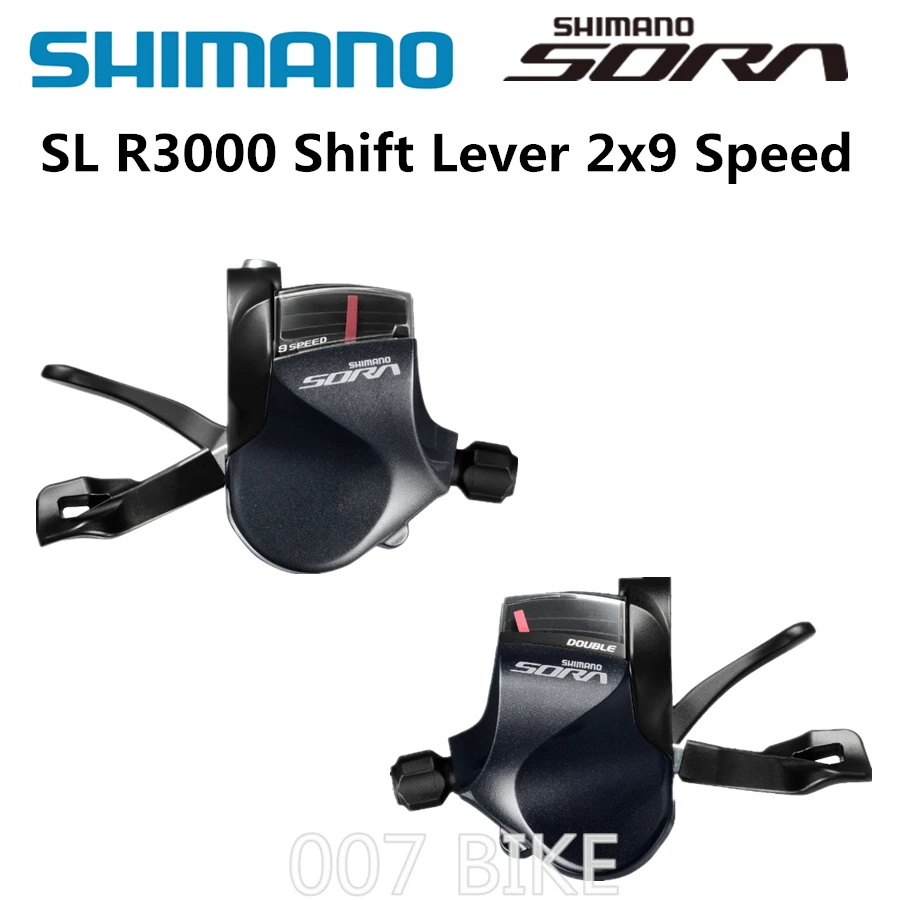 Shimano sora sl ロードバイクシフトレバー,フラットバー,SL R3000ディレイラー,9速,2x9速|Bicycle  Derailleur| - AliExpress