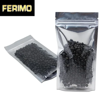 

Mylar Aluminum Foil Clear Packaging Bag Package for Food Bean Coffee Storage Stand Up Resealable Zip Lock Pouch Doypack Pack