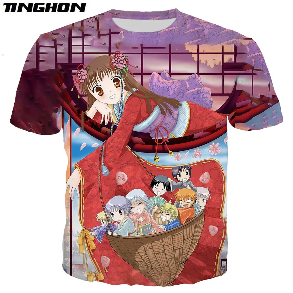 Xs7xl Anime Fruits Basket Funny Shirt Popular Men Women Tshirt 3d