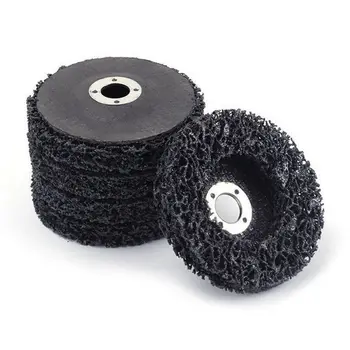

5PCS 100*16mm 4 Poly Strip Wheel Paint Rust Removal Clean Angle Grinder Disc