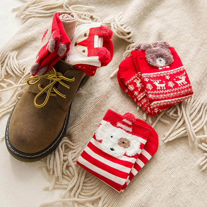 Новинка года; рождественские носки повседневные носки со снеговиком в стиле Харадзюку милые женские носки; теплые женские зимние носки Рождественский подарок