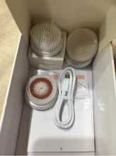 Liberex-cepillo de limpieza Facial sónico, limpiador Facial eléctrico, resistente al agua, suave, masaje de poros profundo, 3 cabezales, 3 modos de carga inalámbrica