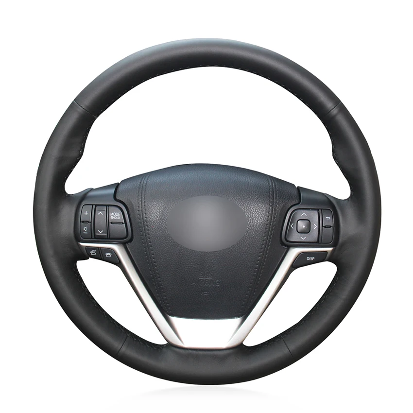 

Прошитый вручную черный кожаный чехол для Toyota Highlander 2013-2020 Sienna 2015 2016 2017 2018