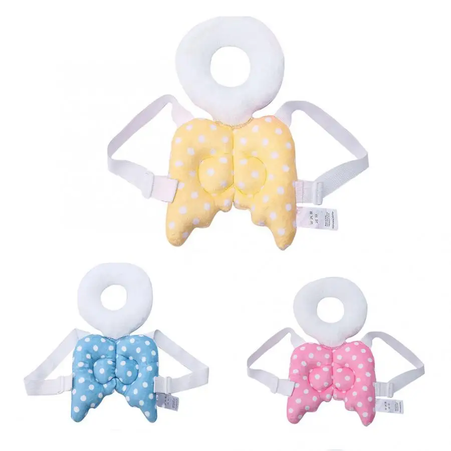 

Baby pillow Head protection pad Toddler headrest baby neck Cute wings nursing drop resistance cushion baby walk protect