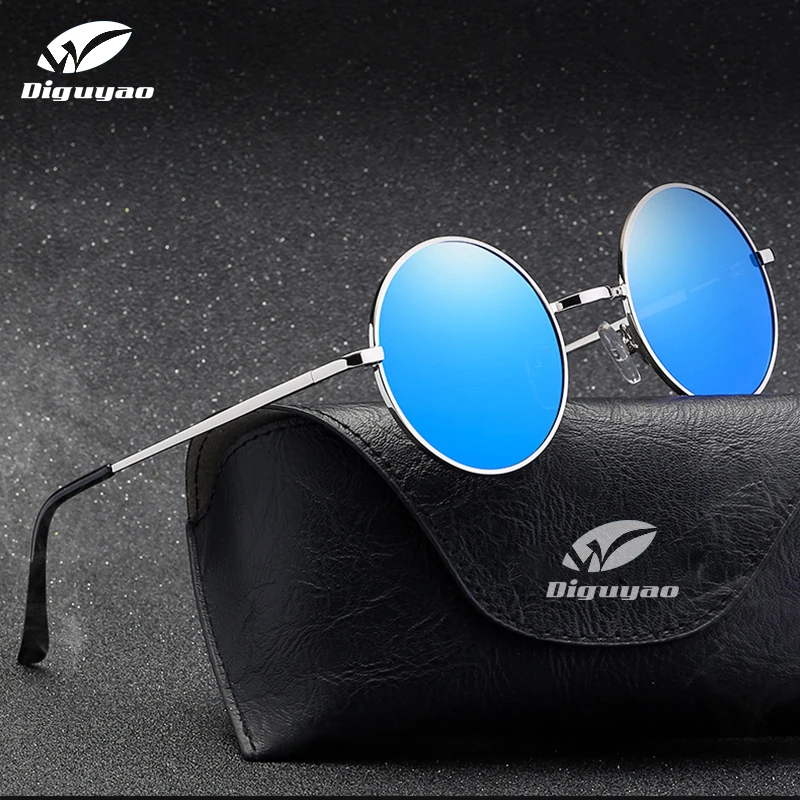 

culos de sol feminino 2021 Women glasses Small Round Spring Leg Polarized Sunglasses men uv400 high quality oculos masculino
