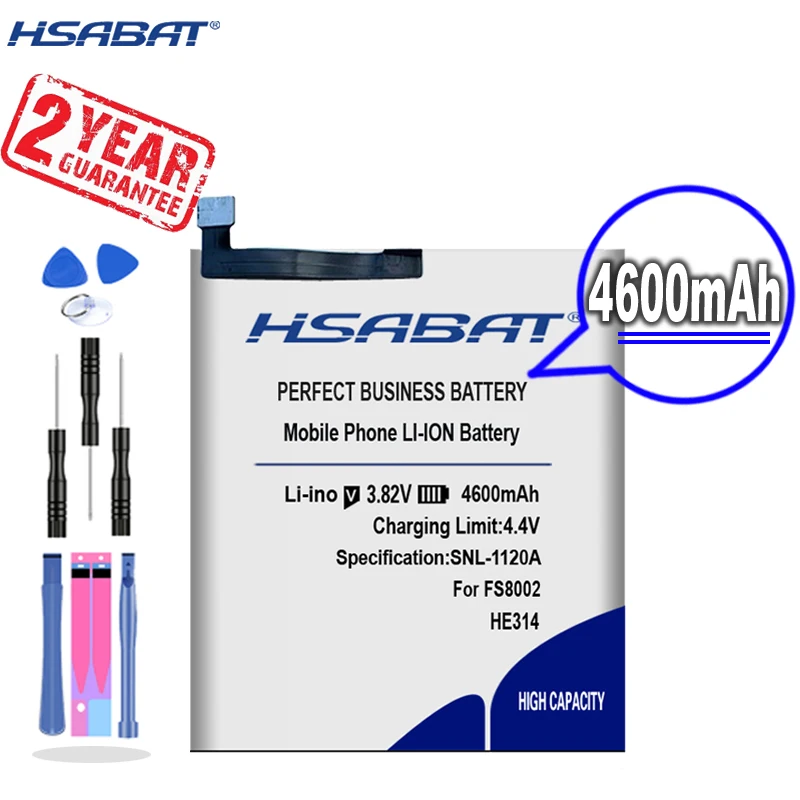 Новое поступление [HSABAT] 4600mAh HE314 Сменный аккумулятор для SHARP AQUOS Z2 A1 FS8002 | Мобильные
