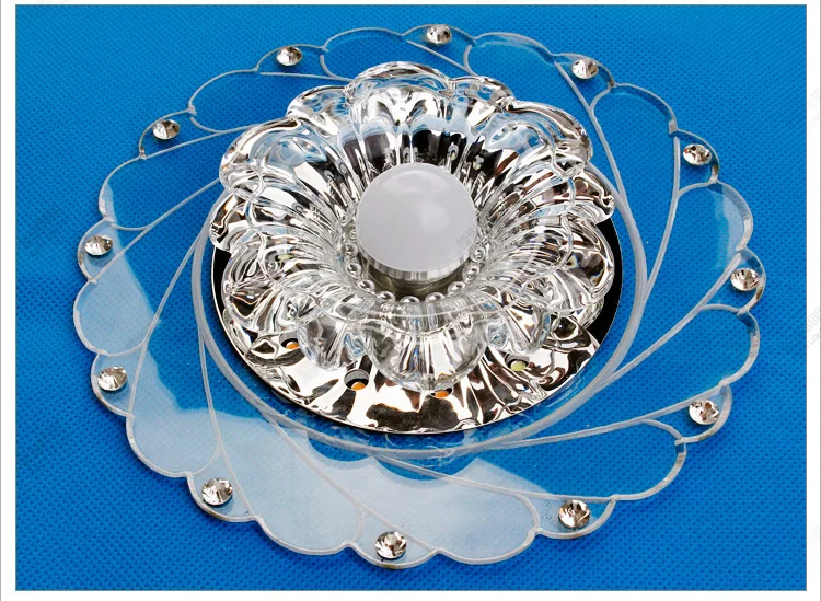 Lâmpada do Teto Led de Cristal Luz para Sala Moderno Teto Circular Mini Luminarias Rotunda Estar Corredor Cozinha Luz 5 mini lâmpada do teto luminarias rotunda luz