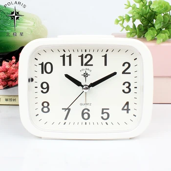 

Kids Small Alarm Clock Night Light Cute Wake Up Silent Snooze Alarm Clock Bedside Battery Reloj Despertador Desk Decor AE50AC