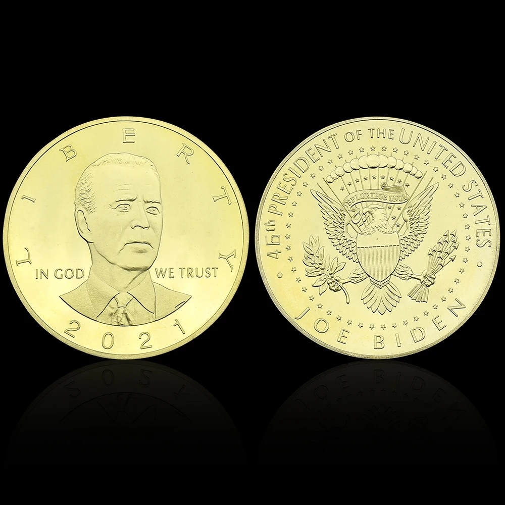 Joe Biden President Commemorative Souvenir Coin Challenge Collectible Coins 2021 Joe Biden President Commemorative Souvenir Coin Challenge Collectible Coins 2021