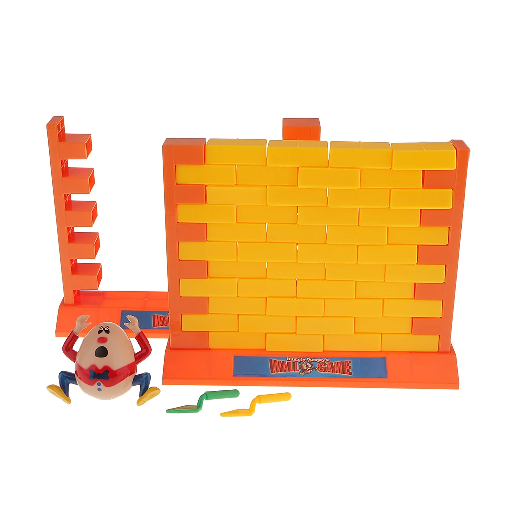 Humpty Dumpty The Wall Game Pushing Out Bricks Children Play Game Toy Set