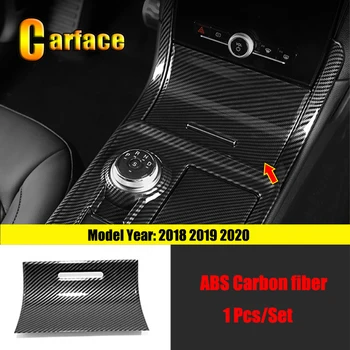 

ABS Carbon fiber Car Front storage Box panel decoration Cover Trim Sticker Car styling For Ford Edge 2018 2019 2020