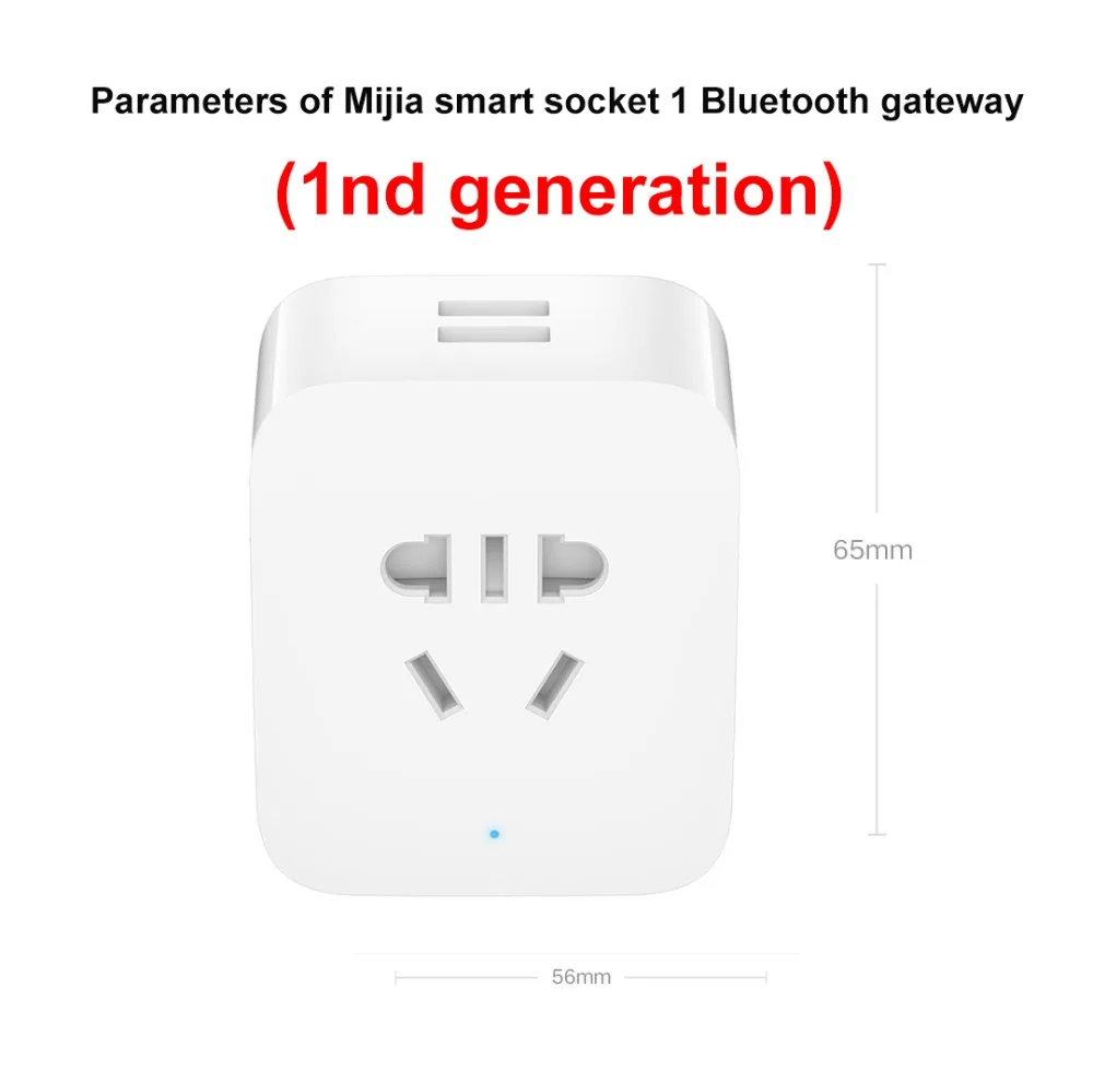 Parameters of Mijia smart socket 1 Bluetooth gateway