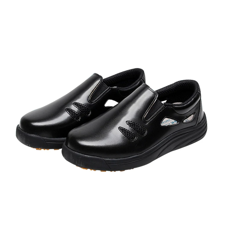 

Non-slip Men Chef Shoes Kitchen Work Shoes for Chef Master Hotel Restaurant Slippers Male Slip on Flats Oil Proof Work Shoes