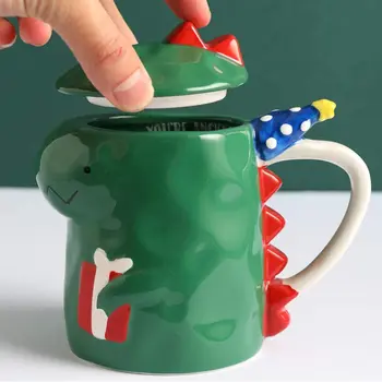 

400ml Creative 3D Animal Coffee Mug Dinosaur mug Ceramic Milk Tea Cup Personalised Office Coffee Mug Best Gift For Friend