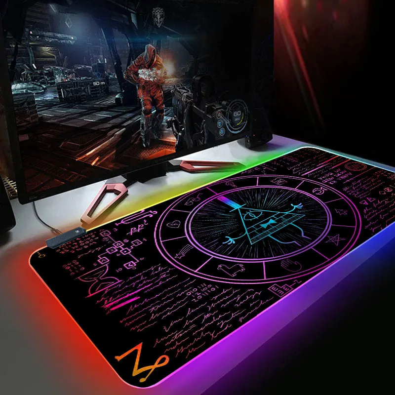 Игровой коврик для мыши с RGB-подсветкой | Компьютеры и офис