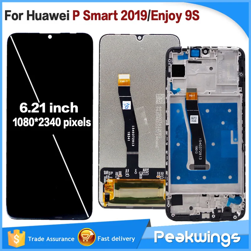 

100% Tested 6.21inch LCD For Huawei P Smart 2019 LCD Display Touch Screen Display Assembly Enjoy 9S LCD For P Smart 2019 LCD