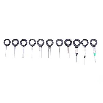 

11PCS Auto Car Plug Terminal Extractor Pick Connector Crimp Pin Needle Tool Auto Car Repair Tool