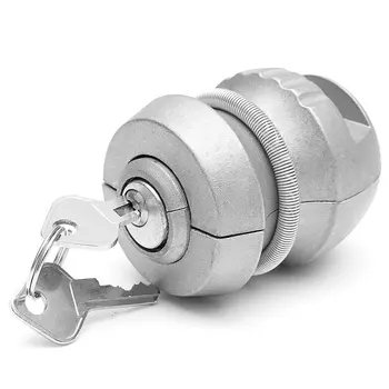 

Universal Anti Theft Device Zinc Alloy Tow Caravan Coupling Trailer Parts Lock Hitch Ball Lock