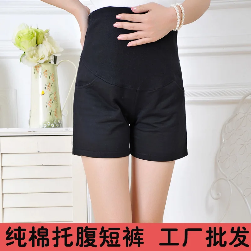 

Pregnant Women Pure Cotton Shorts Summer Large Size Pregnant Women Pants Fashion Maternity Pants Autumn Loose Outer Wear Pants