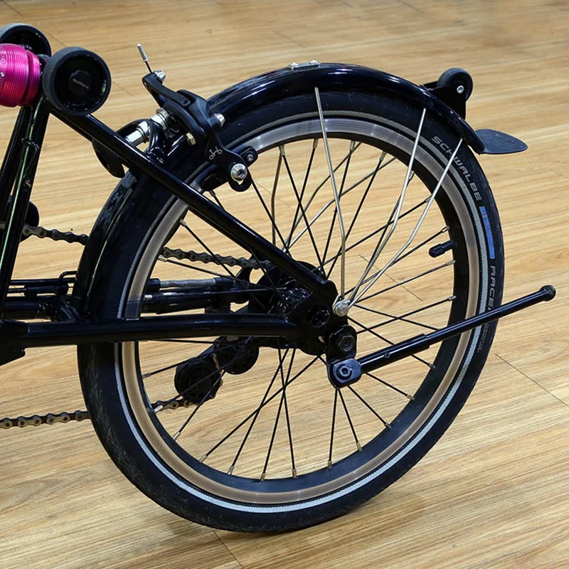Складная стойка для парковки велосипеда, титановая подставка для Brompton& Birdy, парковочная стойка, запчасти для велосипеда, легкие аксессуары