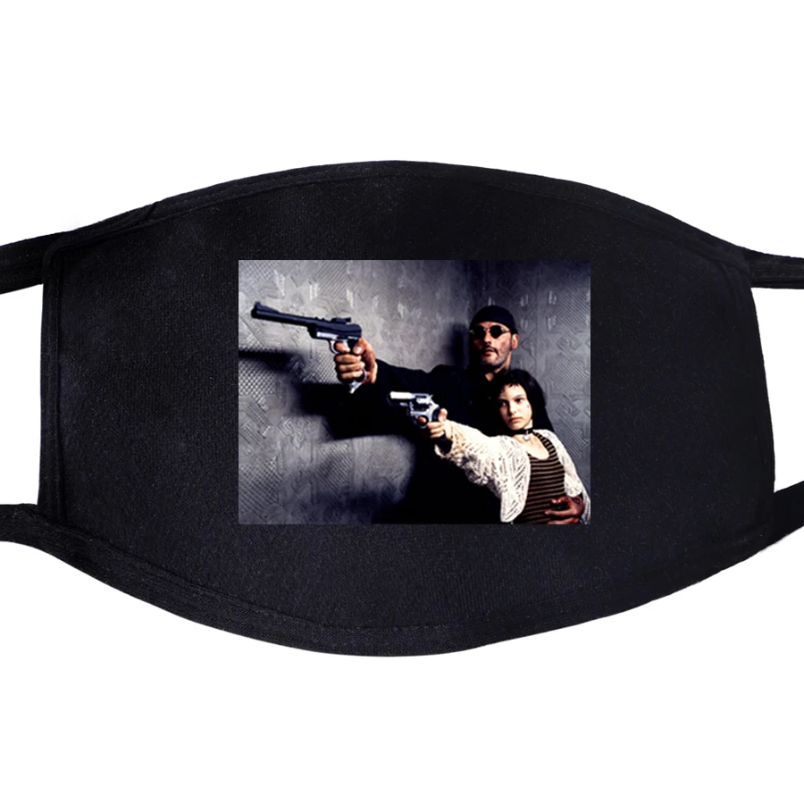 

Pulp Fiction Mia Movie Vincent Leon Dustproof Mouth Mask Face Unisex Reusable Fabric Anti Pollution Reusable Washable Masks