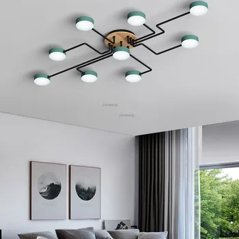 

Modern Lustre LED Ceiling Light Minimalist Bedroom Home Decor Ceiling Lighting Light Fixtures Creative Restaurant Ceiling Lamp