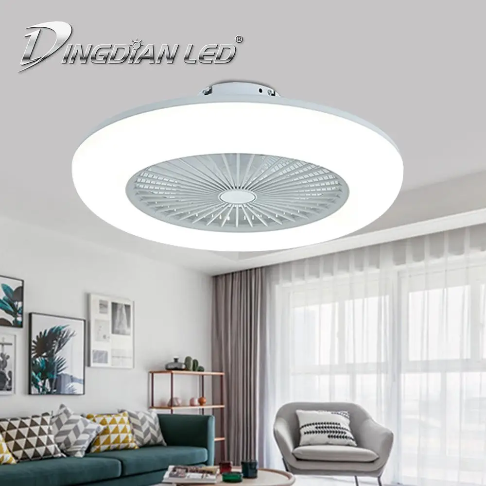 

LED Modern Ceiling Light Fan 80W C006 AC220V Three Speed Fan Lamp Indoor Lighting Ceiling Fan With Remote Control lighting fan