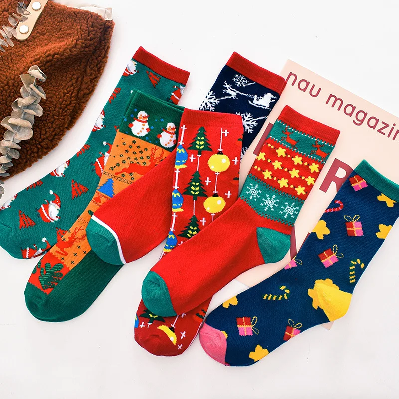 

2020 Christmas Ornaments Cotton Christmas Socks Christmas Decorations for Home Xmas Christmas Decoration Navidad New Year 2021