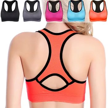 

Clothing Accessories Hot Sale S-XL Solid Bras Shock Proof 1PC Vest Plus Size Promotional 2018 New Sports Sexy Yoga Free Wire
