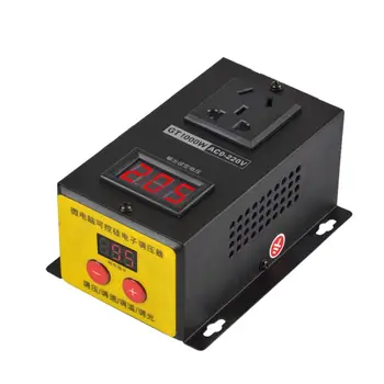 

voltage regulator 220 v 10000W SCR Electronic Dimming Dimmer Thermostat Temperature Speed Adjust Controller