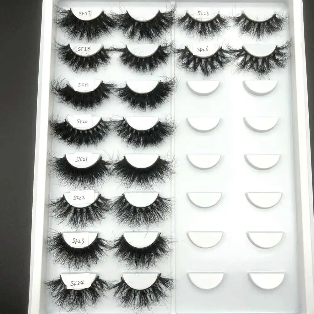 Mikiwi Wholesale 3d Mink Eyelashes Fluffy Reusable Soft Fluffy Messy Handmade Fluffy mink lashes bulk 3