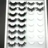 Mikiwi Wholesale 3d Mink Eyelashes Fluffy Reusable Soft Fluffy Messy Handmade Fluffy mink lashes bulk 3