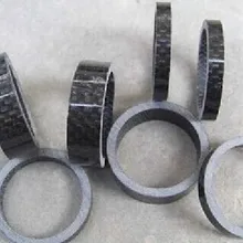 Полностью углеродная волокнистая прокладка передняя вилка шайба переднего запястья 5mm3k углеродное полотно отделка 28,6