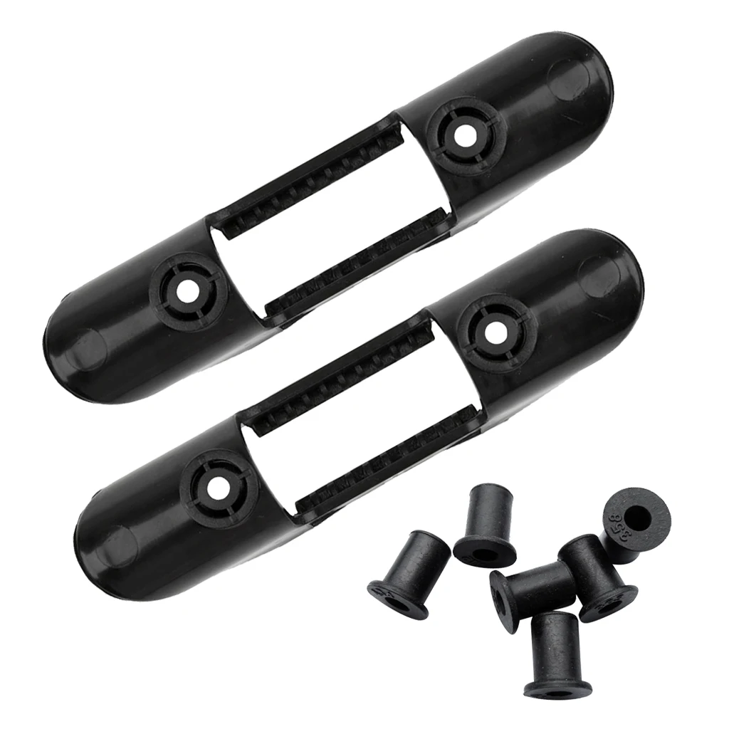 8 Pieces / Set Paddle Clip Holder with Rubber Well Nuts Kayak Canoe Boat Dinghy Accessories - Durable & Lightweight