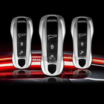 

ABS Plastic Interior Accessories Remote Smart Key Fob Shell Cover Case FIT FOR Porsche Cayenne 2018 2019