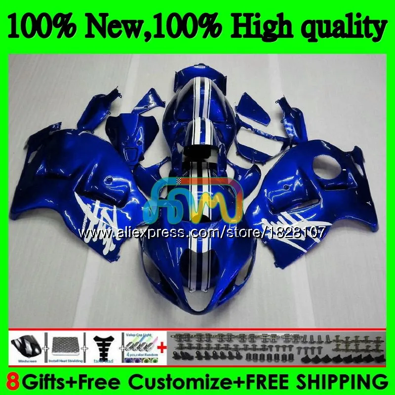 Hayabusa для SUZUKI GSX-R1300 GSXR 1300 1996 1997 1998 жемчужно-Синий 1999 2000 2001 48BS. 93 GSXR1300 96 97 98 99 00 01 обтекатели