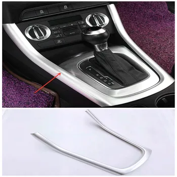 

ABS Plastic For Audi Q3 Car Styling accessories Car gear shift knob frame panel Cover Trim 2012 2013 2014 2015