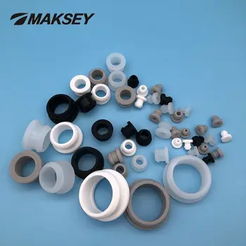 

MAKSEY Silicone rubber grommet from 4.5mm to 30mm various size double sides shield protective for electrical equipment wiring