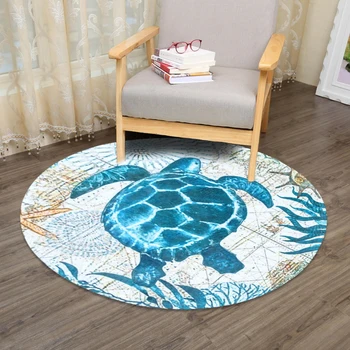 

Flannel Bathtub Rugs Round printed Pattern Bathmat Non-slip Bath Floor Mat Rugs Bathroom Kitchen Water-absorbing Carpet