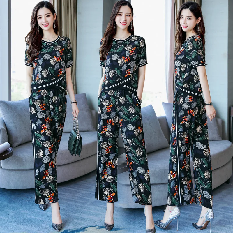 

Set/Suit Skirt 2019 Spring Comfortable Slim Fit Solid Color Elegant Korean-style Simple Loose-Fit