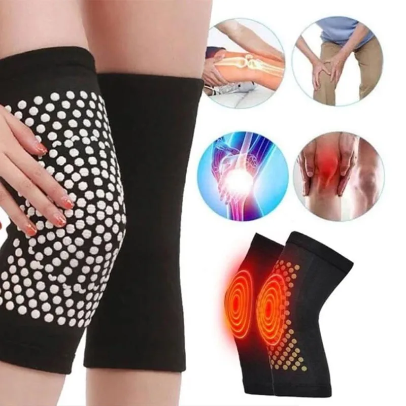 1 Pair Self-heating Knee Pads Warm Knee Brace For Arthritis Joints Pain Relief Security Protection Kneepads Support