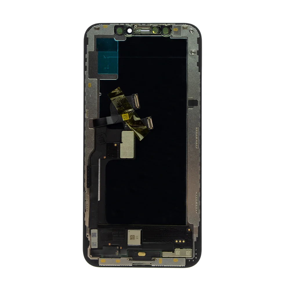 Для iPhone XS ЖК-экран и дигитайзер в сборе с заменой рамы-черный-ZY жесткий OLED для iPhone XS
