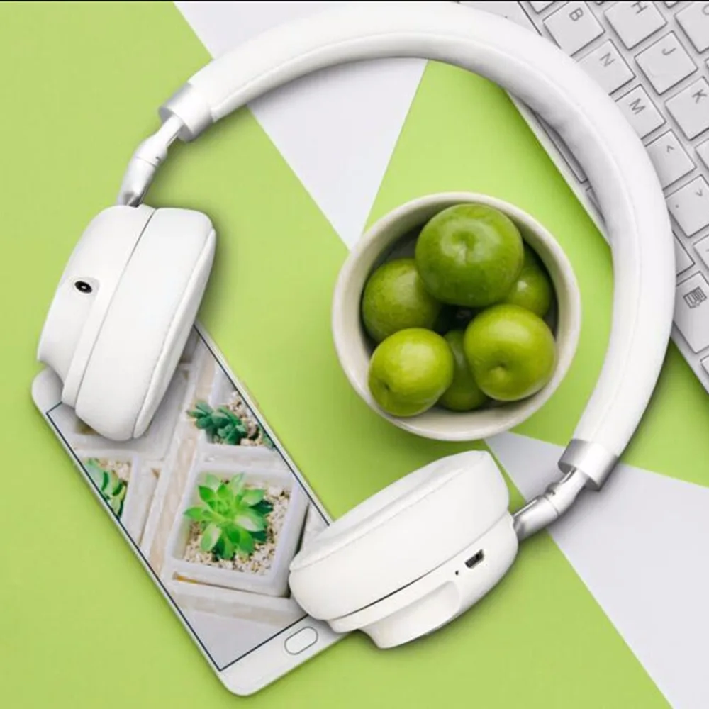 H-001 Wireless Bluetooth Headphones HiFi Stereo Headset Built-in Mic Hands-free Earmuff Earphone For Phone Tablet PC