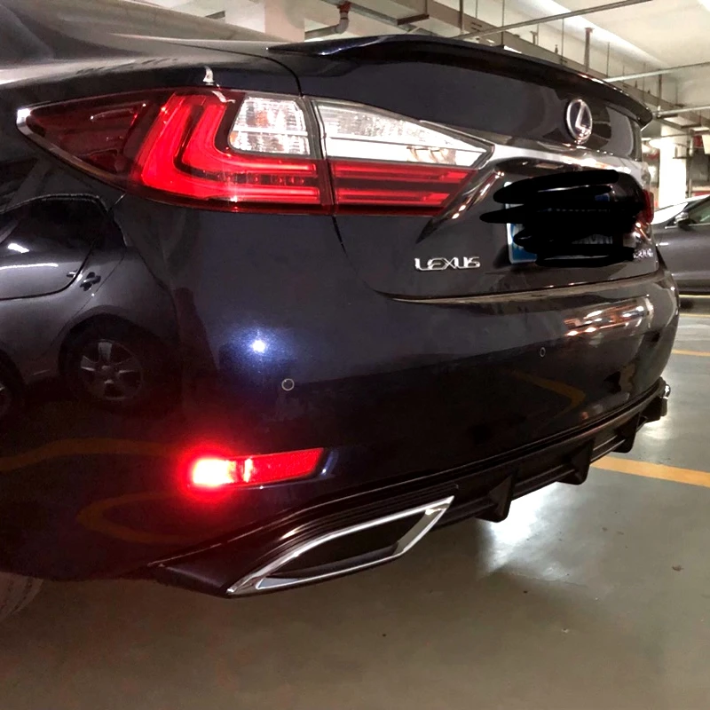 Задний бампер спойлер для Lexus ES 2013 задний бампер украшения губ Диффузор защитные бамперы для ES250 ES300