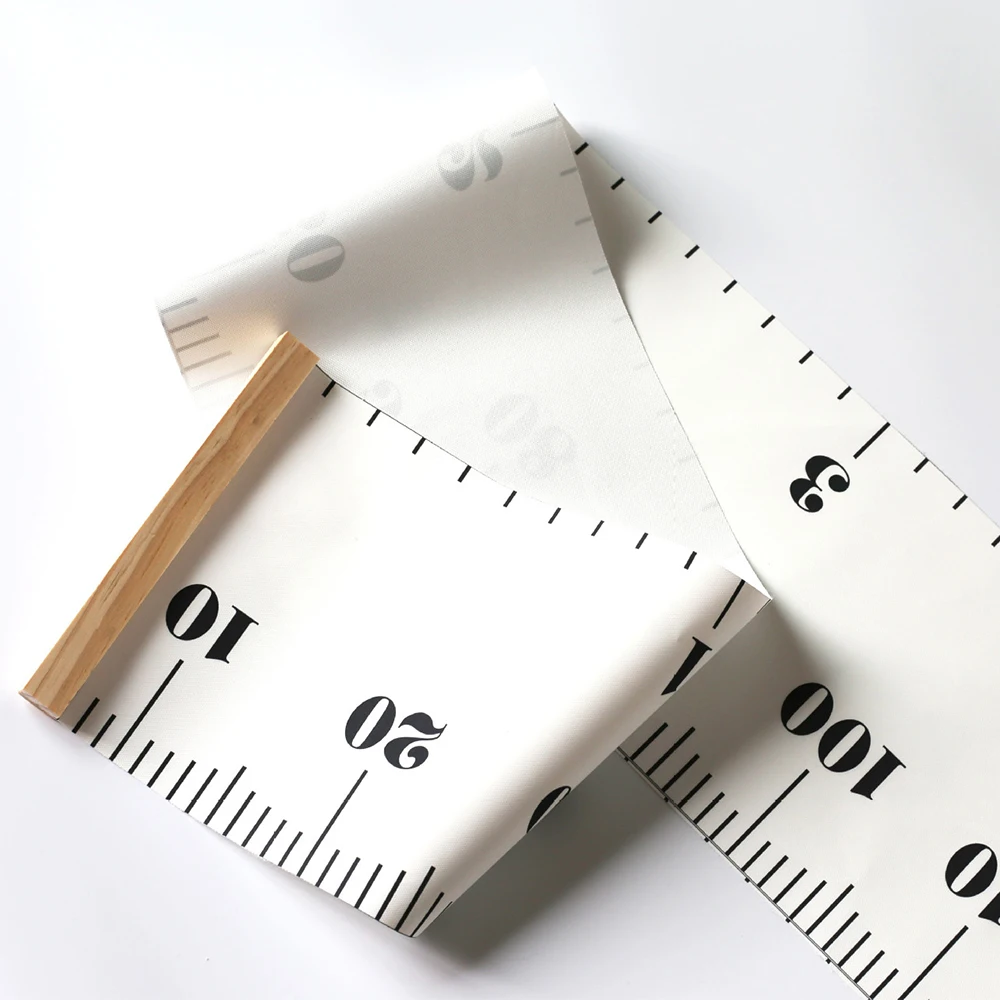 Домашний мультяшный детский график роста детей запись деревянная рама ткань измерение высоты линейка для мальчиков и девочек детская комната стены