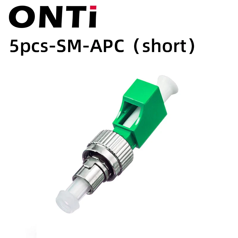 ONTi 2 шт. LC Женский к FC мужской LC-FC UPC/APC SM 9/125 Hybird волоконно-оптический разъем адаптера LC-FC мм Муфта - Цвет: 5pcs SM-APC (short)